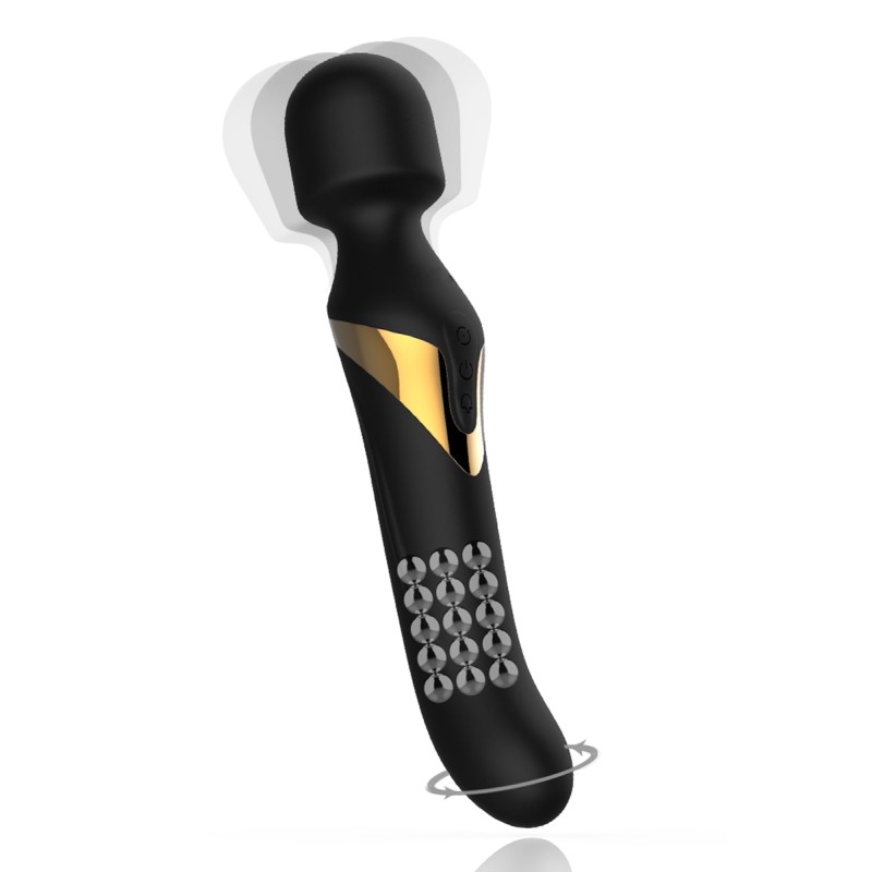 Vibromasseur Dual Orgasms Gold Dorcel – stimulation clitoridienne