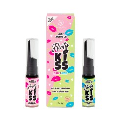Pack 2 gels pour sexe oral Flirty Kiss - Secret Play