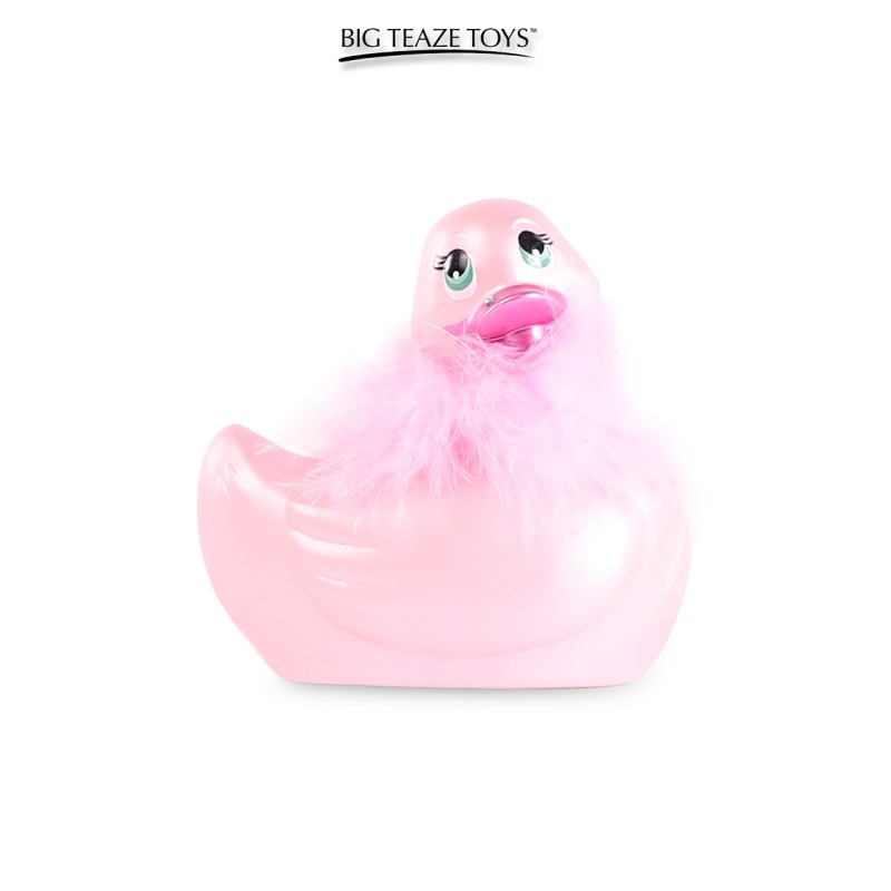 Mini canard vibrant Duckie Paris rose 7 modes