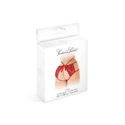 Culotte ouverte Nadia - rouge