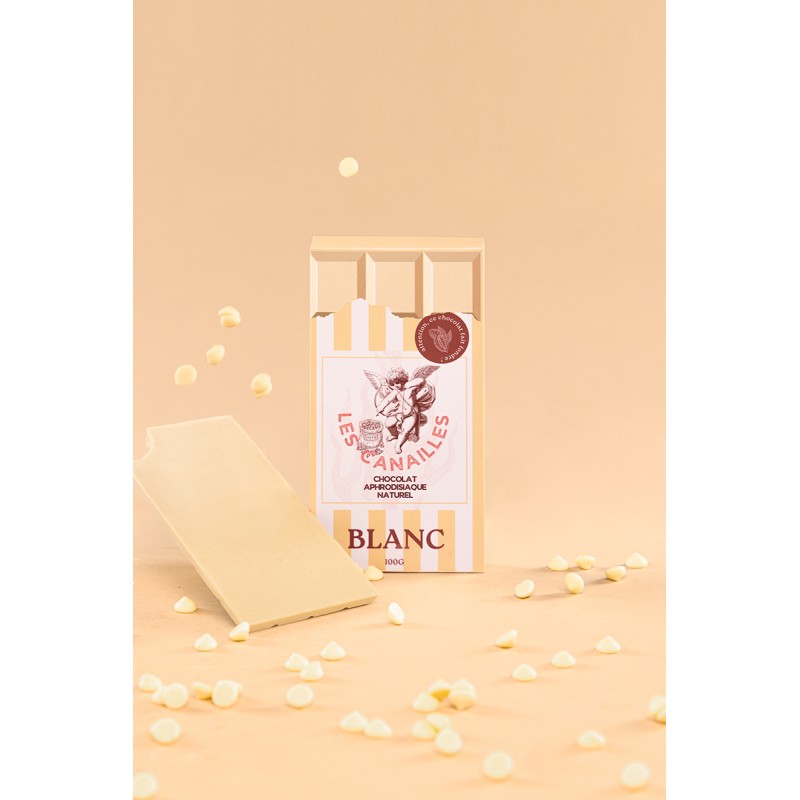 Chocolat blanc - Tablette 100g - Les canailles