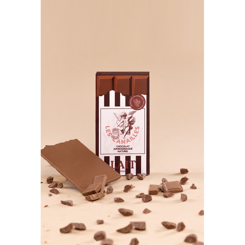 Chocolat au lait - Tablette 100g - Les canailles