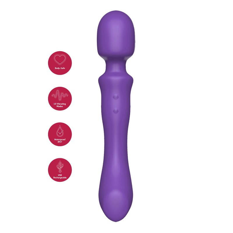 Vibromasseur 2 en 1 She.E.O – stimulation clitoridienne et point G