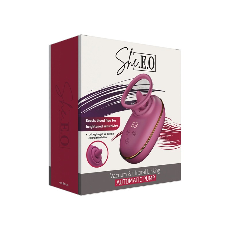 Pompe clitoridienne She.E.O - aspiration, léchage et vibrations