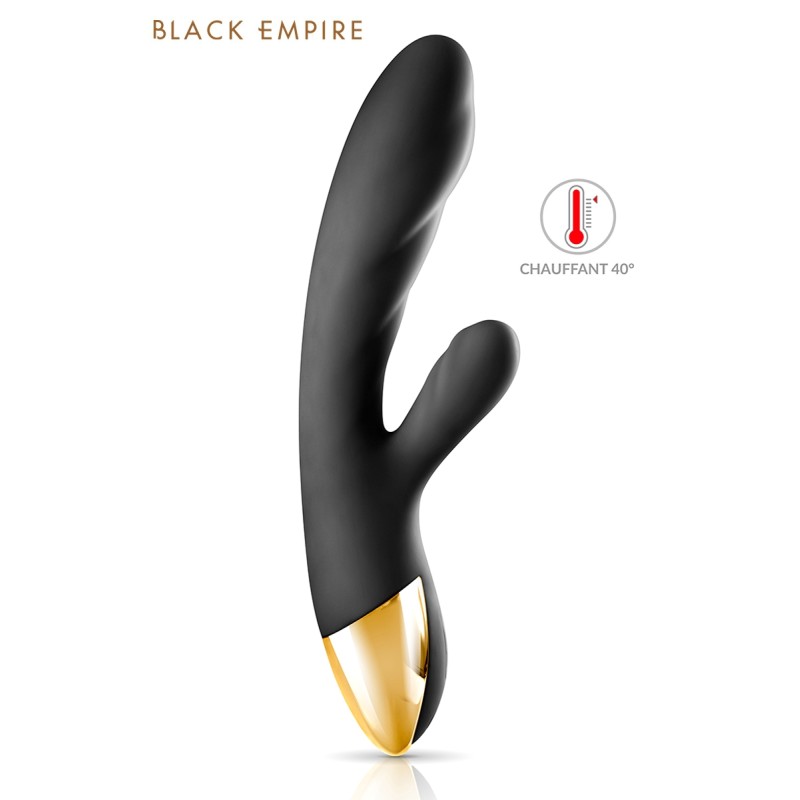 My Queen 2 Black Empire - Vibromasseur Rabbit chauffant 10 modes stimulation