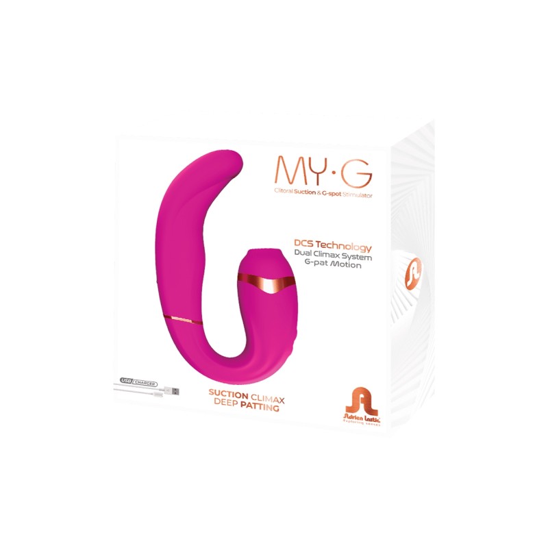 My-G rose Adrien Lastic – double stimulateur clitoridien et vaginal