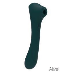 Quiver vert Alive – Double stimulateur succion et vibrations