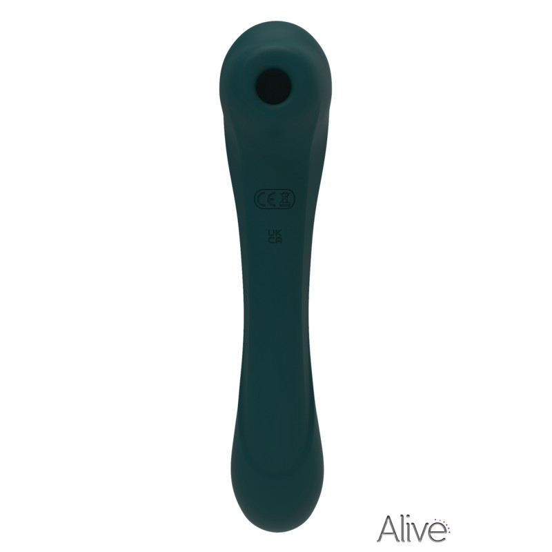 Quiver vert Alive – Double stimulateur succion et vibrations