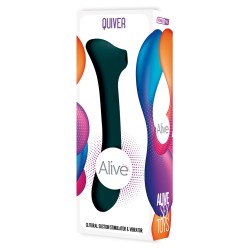 Quiver vert Alive – Double stimulateur succion et vibrations