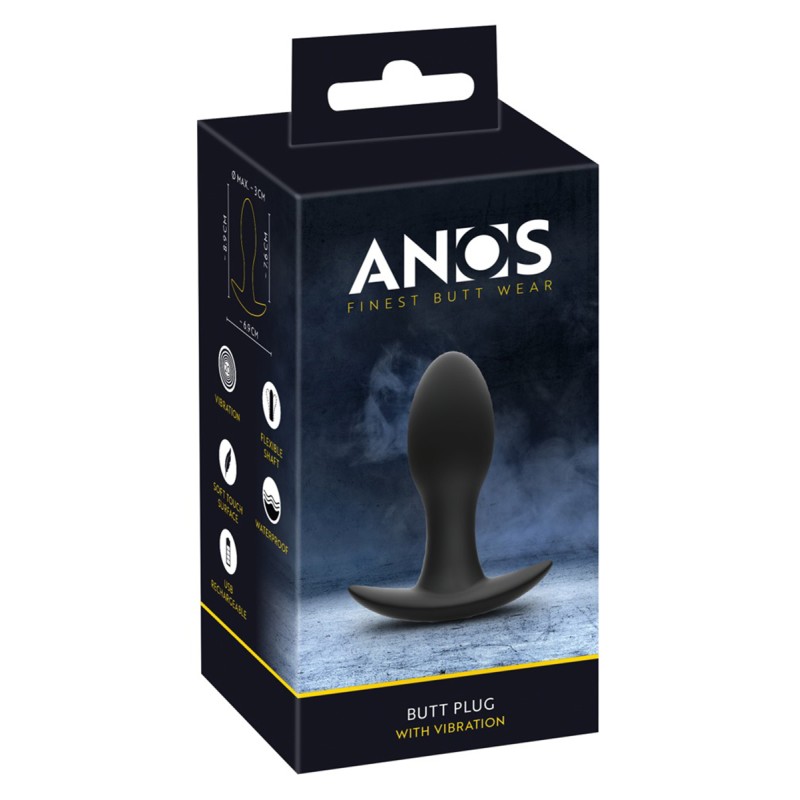 Petit plug anal vibrant - Anos