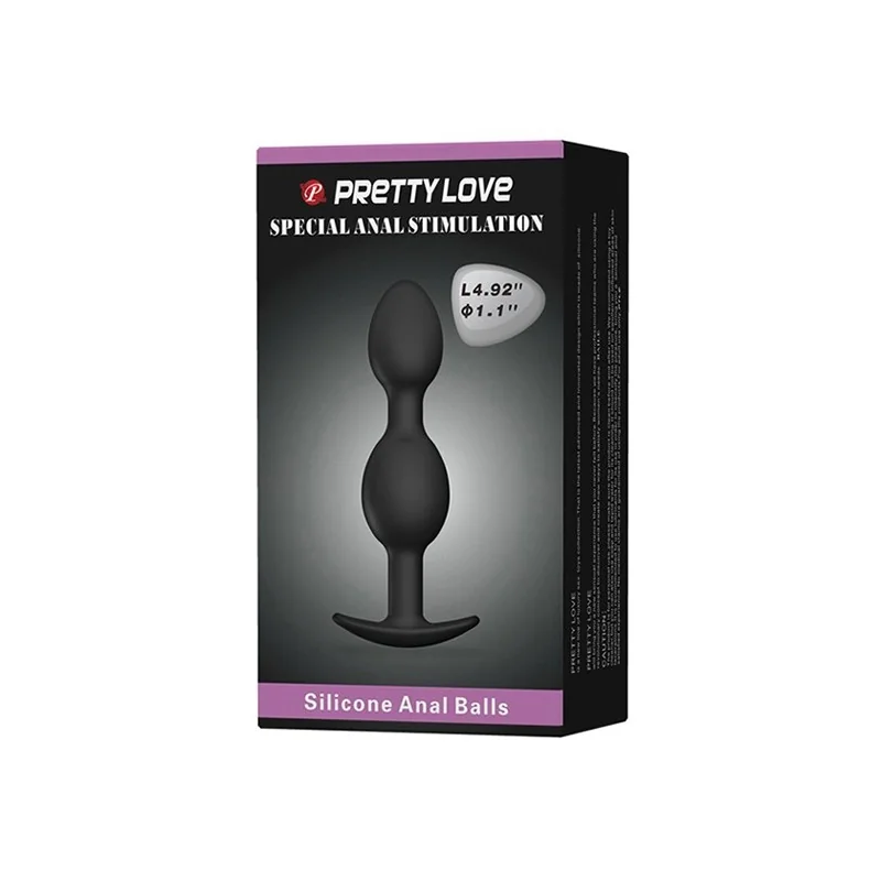 Silicone anal balls 12,5 cm