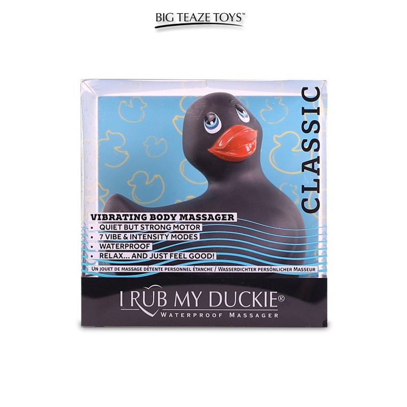 Canard vibrant Duckie 2.0 Classic noir - Big Teaze Toys