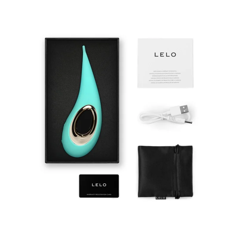Lelo Dot bleu - Stimulateur clitoridien précis à technologie Infinite Loop