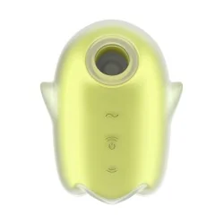 Satisfyer Glowing Ghost Yellow - Stimulateur clitoridien sans contact lumineux 11 modes