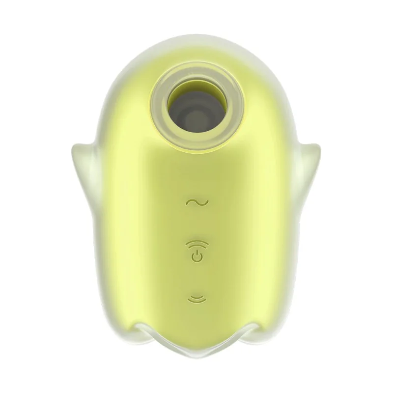 Satisfyer Glowing Ghost Yellow - Stimulateur clitoridien sans contact lumineux 11 modes