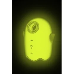 Satisfyer Glowing Ghost Yellow - Stimulateur clitoridien sans contact lumineux 11 modes
