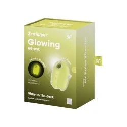 Satisfyer Glowing Ghost Yellow - Stimulateur clitoridien sans contact lumineux 11 modes