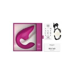 Womanizer Blend - Double stimulateur fuchsia avec Pleasure Air