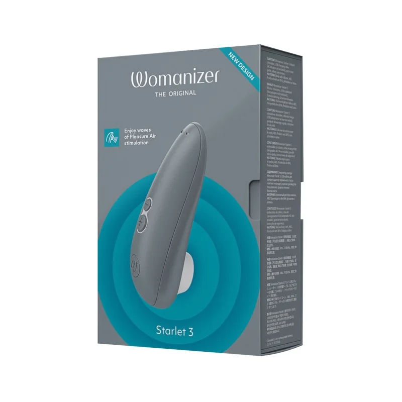 Womanizer Starlet 3 gris – stimulateur clitoridien compact Pleasure Air