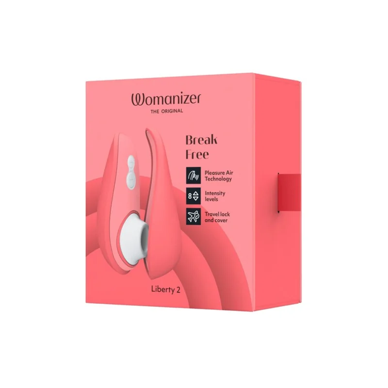 Womanizer Liberty 2 rose – stimulateur clitoridien de voyage
