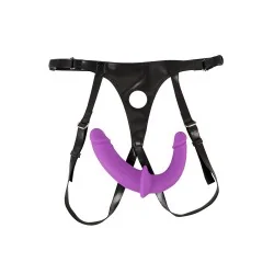 Double Strap-On ultra doux - Sweet Smile