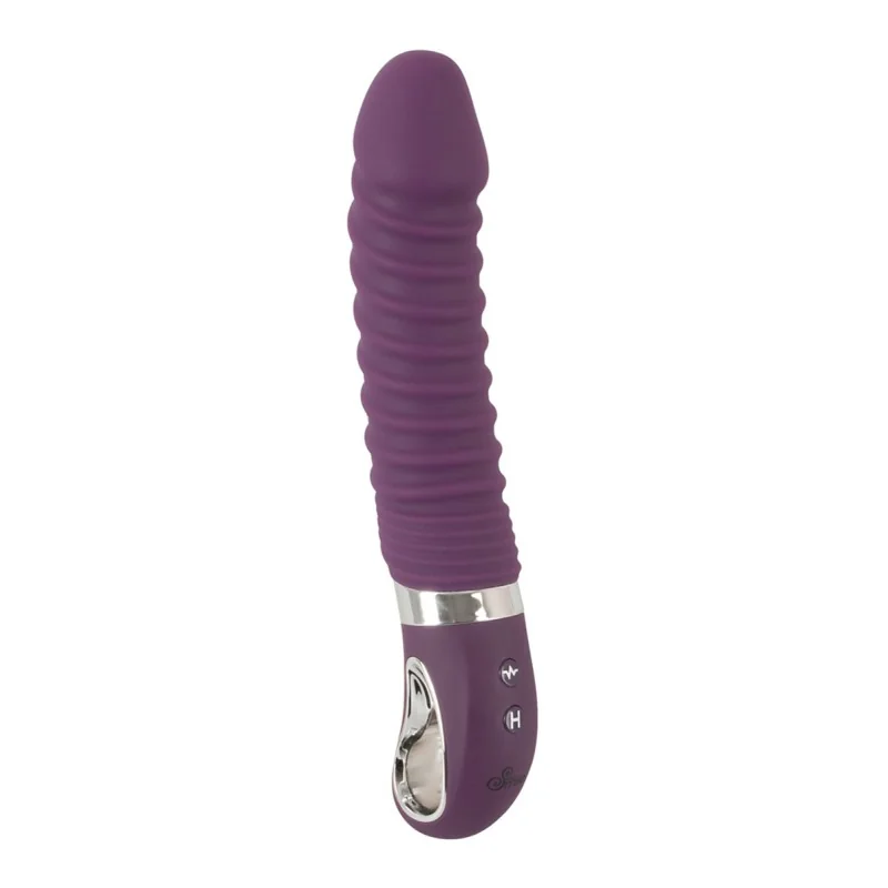 Vibromasseur chauffant Sweet Smile rechargeable - 12 modes