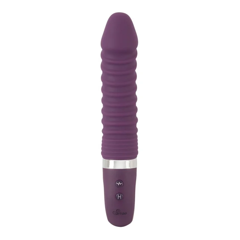 Vibromasseur chauffant Sweet Smile rechargeable - 12 modes