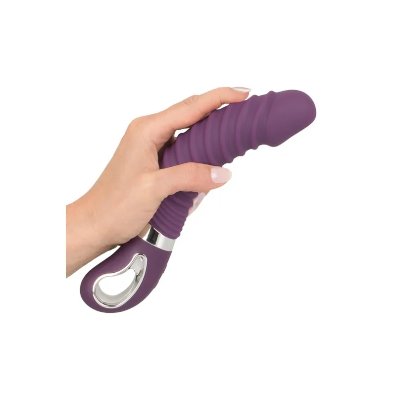 Vibromasseur chauffant Sweet Smile rechargeable - 12 modes