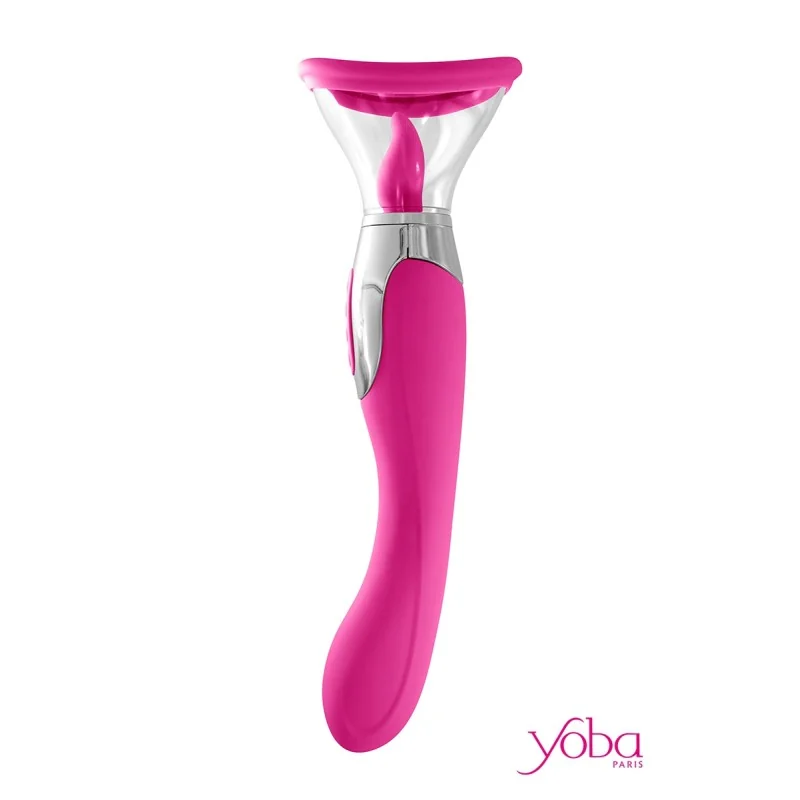 Stimulateur 4 en 1 Harmony fuchsia Yoba – sextoy multifonction