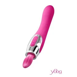 Stimulateur 4 en 1 Harmony fuchsia Yoba – sextoy multifonction