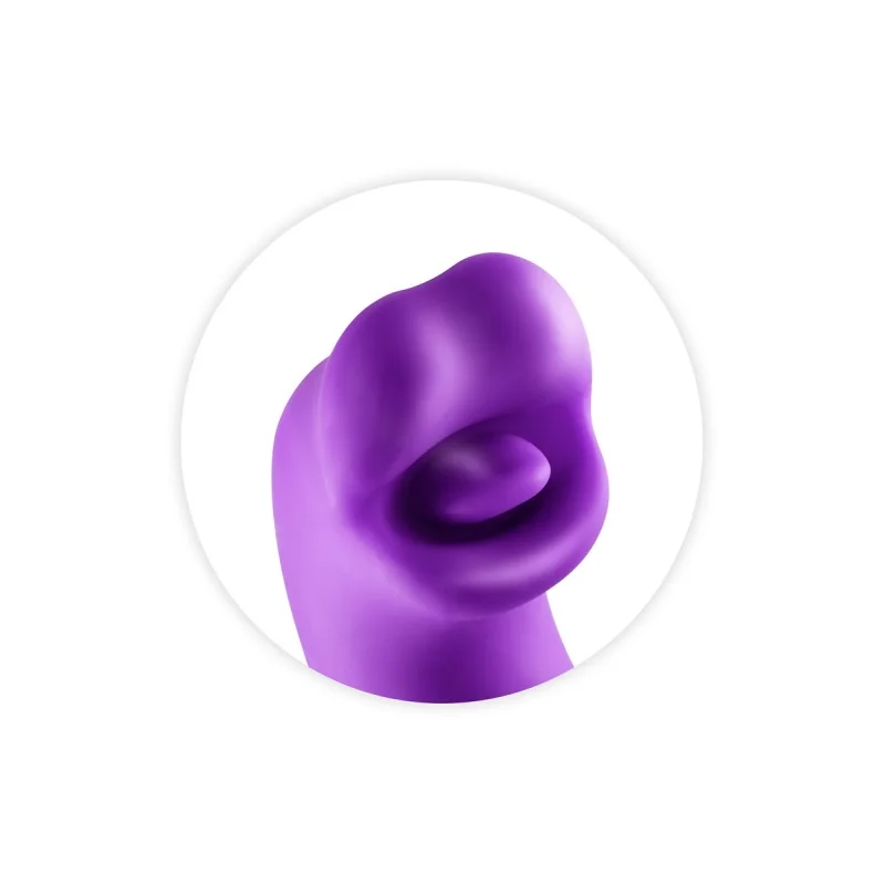 Vibromasseur rabbit 3-en-1 Kissy violet Yoba - stimulation multizone