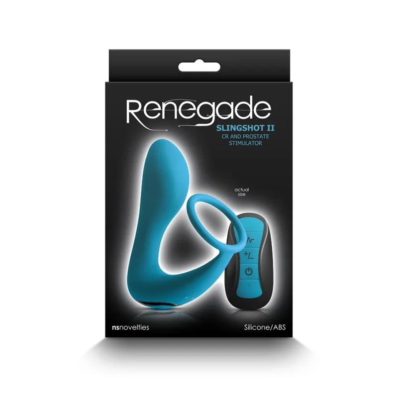 Plug prostatique avec cockring Renegade Slingshot 2