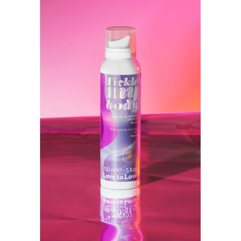 Mousse massage crépitante - monoï