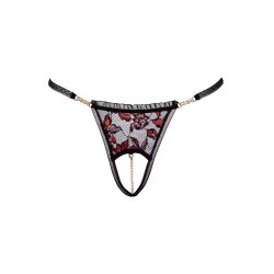 String dentelle ouvert bicolore - Cottelli LINGERIE