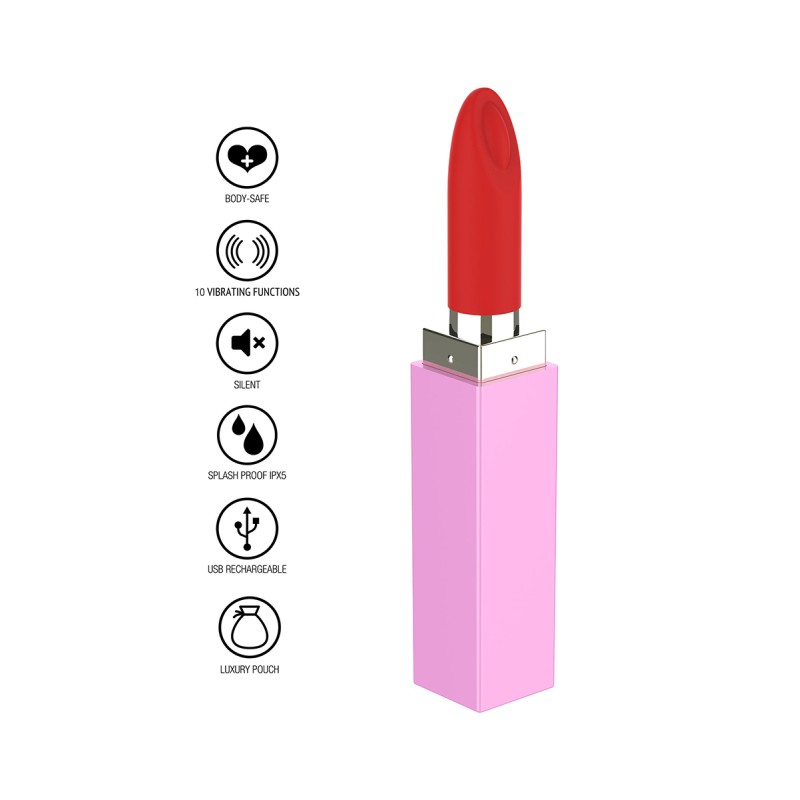 Mini vibro rouge à lèvres Sealed With A Kiss - Xocoon