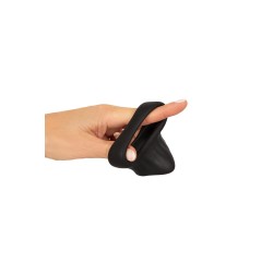 Cock Ring avec Ball Stretcher liquid silicone - Erecto 