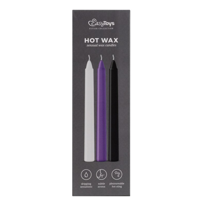 3 Bougies sensuelles Easytoys Fetish Collection
