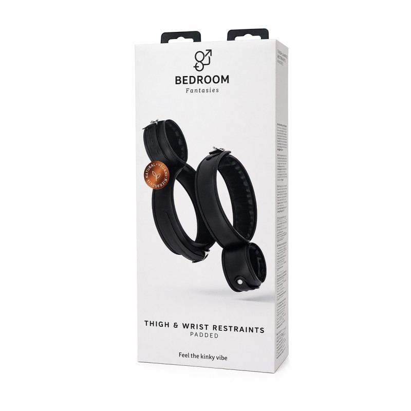 Menottes bondage cuisses et poignets - Bedroom Fantasies