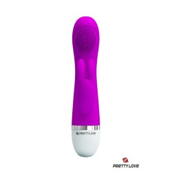Vibromasseur Rabbit Christ Pretty Love - 2 moteurs oscillants