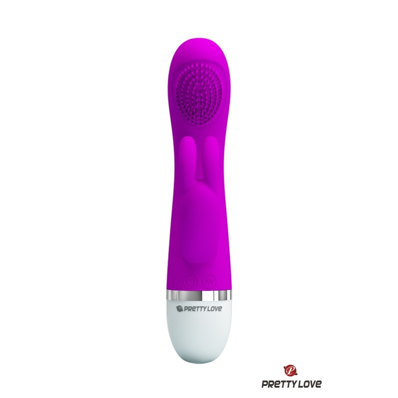 Vibromasseur Rabbit Christ Pretty Love - 2 moteurs oscillants