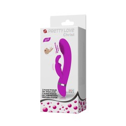Vibromasseur Rabbit Christ Pretty Love - 2 moteurs oscillants