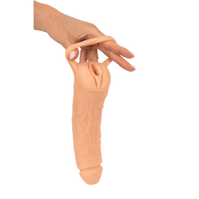 Masturbateur et extension de pénis 23,8 cm - Nature Skin