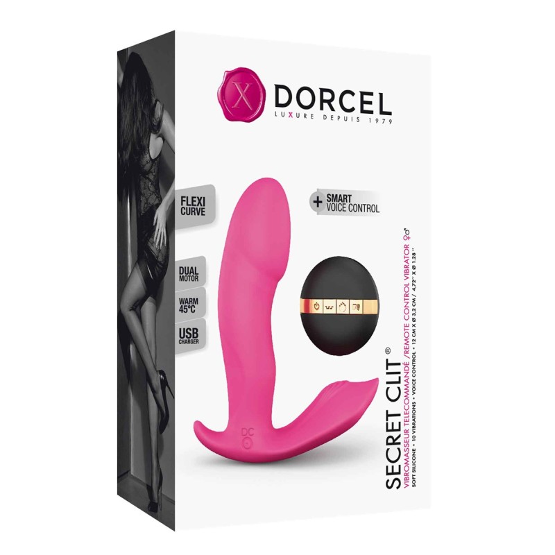 Stimulateur Secret Clit Dorcel télécommandé fonction chauffante