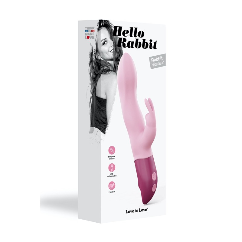 Vibromasseur Hello Rabbit Love to Love – Double stimulation 7 modes