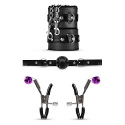 Coffret BDSM Black Fantasy 10 accessoires - Bedroom Fantasies