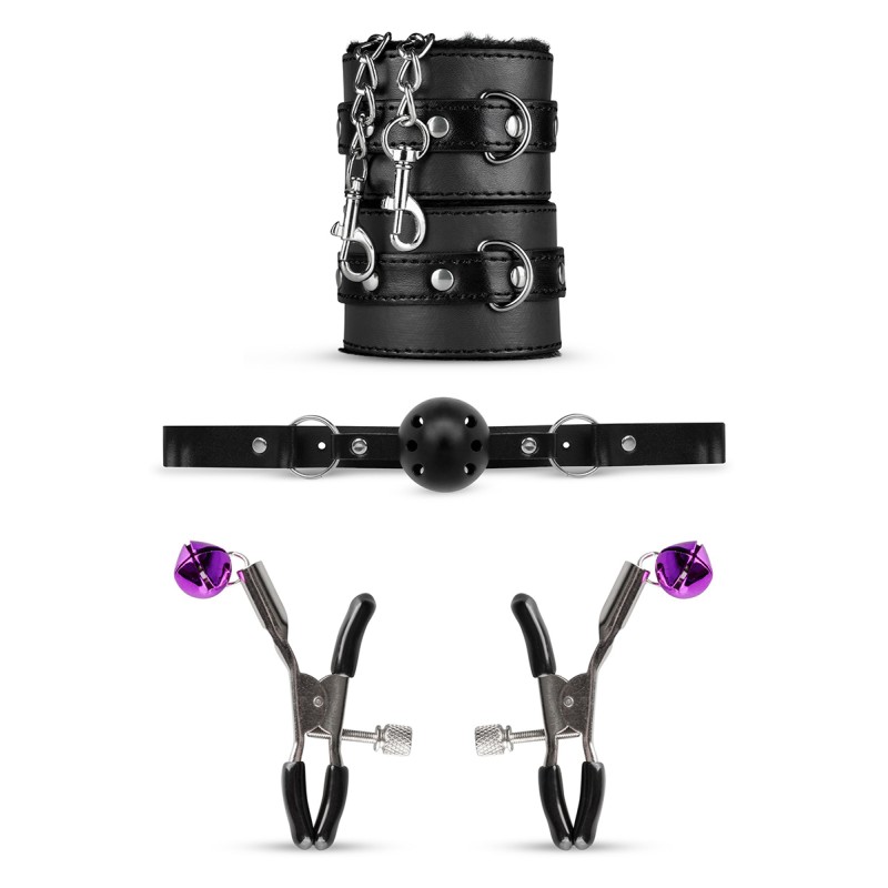 Coffret BDSM Black Fantasy 10 accessoires - Bedroom Fantasies