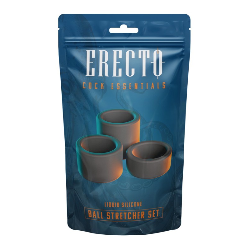 Set 3 Ball Stretcher liquid silicone - Erecto