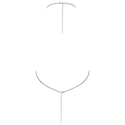 Top en métal argenté - Cottelli ACCESSOIRES