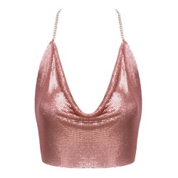 Top en métal doré rose - Cotelli ACCESSOIRES