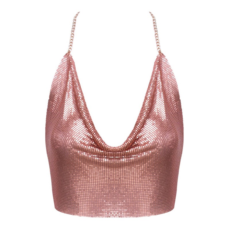 Top en métal doré rose - Cotelli ACCESSOIRES